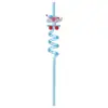 Decoraciones de Pajitas de Animales de Circo de PVC, Pegatinas para Pajitas, Bebidas para Fiestas, Paquetes de Regalo de Payaso, Amazon Transfronterizo