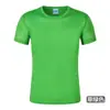 Verão Malha Esportiva Secagem Rápida Roupas Gola Redonda Camisa Publicitária Manga Curta Roupa de Trabalho Camiseta Logo Personalizado Roupa de Trabalho Camisa Cultural