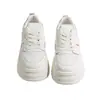 Suela Gruesa Aumenta Altura Super Ligeros Cuero Suave Zapatos Blancos Zapatos de Mujer Primavera y Otoño Versátiles Casuales Deportivos Zapatos de Tabla Personas Bajas Zapatos de Plataforma