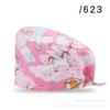Gorro quirúrgico Gorro redondo de algodón para mujer gorro de enfermera para quirófano gorro quirúrgico estampado gorro de trabajo ajustable con hebilla médica para hombre