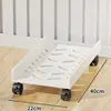 Soporte Móvil para Host de Computadora Estante de Almacenamiento para Impresora de Oficina Soporte de Almacenamiento para Caja de Escritorio Pequeña con Ruedas