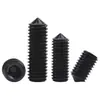 Tornillos para máquina de cabeza hexagonal interna grado 12.9, DIN914, tornillos autorroscantes, tornillos sin cabeza, m3, m4, m5, m6, m8, m10
