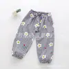 Después de lavar, se recomienda que la altura sea superior a 90-130, pantalones de algodón coloridos anti-mosquitos, pantalones de algodón artificial para niños al por mayor