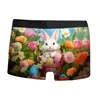 Ropa Interior Masculina Impresa en 3D Serie de Pascua Europea y Americana Transfronteriza Novedad Boxer Sexy para Hombre