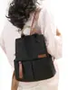 Mochila de Viaje de Gran Capacidad para Mujer 2026 Nuevo Estilo Bloque de Color de Moda Tela Oxford Informal Bolsa Grande