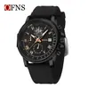 Reloj de Negocios Oufanni para Hombre Resistente al Agua Venta Caliente Luminoso Seis Manecillas Reloj de Moda Calendario Simple Cronógrafo Reloj de Cuarzo