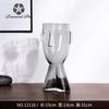 Vaso de Vidro Criativo Estrela de Diamante para Flores Sala de Estar Vaso Hidropônico Sala de Modelos Decorações Suaves Enfeites Vaso