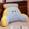Bolsa Suave de Cabecera Respaldo Grande Almohada de Cama Dormitorio de Niñas Estudiante Soporte Lumbar Cojín de Oficina Almohada de Sofá