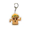 Llavero Acrílico Animal Crossing Colgante Doble Cara Merchandising de Dibujos Animados Animal Crossing