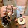Collar de Resina con Aro Grande de Color Crema para Mujer, Collar Largo de Estilo Étnico Retro, Nuevos Accesorios de Nicho Estilo Chino