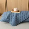 Funda de almohada anti-saliva Clase A, protector de almohada anti-aceite, funda de almohada para hotel y casa de huéspedes, par de capas aislantes anti-sudor