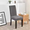 Funda de Silla Universal de una Pieza Simple Personalizada Funda de Taburete Tela Elástica Funda de Silla de Comedor Funda de Respaldo de Silla de Hotel