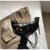 Bolsa Retro Nicho Croissant Dumpling 2025 Nova Moda Estilo Coreano Nicho Bolsa para Celular Moda Ombro Transversal Bolsa Feminina