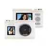 Nova Câmera Digital Mini Retro CCD para Estudantes, Câmera Selfie Dupla, Gravação em Alta Definição