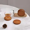 Posavasos de Madera Creativos de Caracol para Escritorio, Almohadillas Aislantes de Calor, Adornos Decorativos, Almohadillas Resistentes al Calor, Bases para Ollas, Bases para Tazones, Portavasos, Succión Magnética Venta al por Mayor