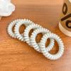 Elásticos de cabelo tipo fio de telefone de alta qualidade, elásticos de cabelo frescos para o verão, elásticos de cabelo fofos, elásticos duráveis de alto valor para acessórios de cabelo feminino