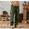 Pantalones de Trabajo para Hombre, Corte Recto Holgado, Multibolsillo, Pantalones de Trabajo Duraderos, Bolsillos Grandes, Pantalones de Verano para Hombre Transfronterizos