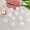 Nuevo Jazmín del Mar Niebla Joyería para Uñas Estéreo Rosa Material para Arte de Uñas Aretes DIY Joyería de Flores Suaves para Arte de Uñas