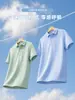 Camisa Polo de Verão para Homens, Camiseta Casual Esportiva, Gola Lapela Moderna, Tecido Respirável de Manga Curta para Corrida e Fitness, Roupa Masculina, Top de Cor Sólida