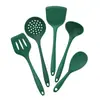 Espátula de Silicona con Puntos Espátula Antiadherente Espátula para Cocina Casera Espátula Cuchara para Sopa Colador Cocina de Cocina Set de Utensilios de Cocina