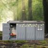 Casa Móvil para Vivir al Aire Libre de Plástico HDPE, Casa de Campaña de Montaje Rápido, Instalación Fácil y Rápida