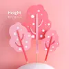 Decoração de bolo Casa com cerca Cogumelo conjunto inserção de cartão Carro de desenho animado Menino Menina Bolo de aniversário Plug-in