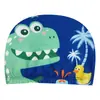 Gorro de Natación Infantil de Dibujos Animados Cómodo Protección para los Oídos Niñas Niño Lindo Infantil Grande Infantil Transpirable Gorro de Natación para Piscina