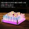 Soporte para Copa de Cóctel Arcoíris Brillante, Estante para Copas de Cóctel de Vidrio Esmerilado, Juego de Copas de Cóctel para Bar