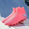 Nuevas zapatillas de fútbol transfronterizas para la Copa Europea con tacos, de caña alta para hombre, tallas grandes para adultos, zapatillas deportivas de entrenamiento juvenil con tacos largos para mujer