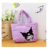 Nuevo Bolso de Mano de Tela de Plumón Dibujos Animados Lindo Perro Pacha Bolso de Hombro Melody Kuromi Bolso Tote Versión al por Mayor