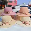 Sombrero de Paja de Ala Ancha Versátil de Verano para Mujer, Sombrero de Playa, Sombrero de Protección Solar, Sombrero de Sol de Paja
