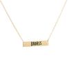 Comercio exterior nuevo "BADASS" palabra de huevo malo collar con colgante horizontal fábrica directa suministro AliExpress