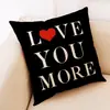 Amazon eBay Más Vendido Sencilla Funda de Almohada de Algodón y Lino para San Valentín Almohada para Coche Almohada para Siesta de Oficina