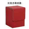 Caja de Almacenamiento de Tarjetas Vertical Personalizada Cuero PU Caja de Cartas Yu-Gi-Oh Three Kingdoms Kill Ptcg Pokémon Caja de Cartas para Juego de Mesa