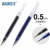 Refil Neutro Baoke Universal à Base de Água para Reposição de Miolo para Escritório Estudantes Miolo Especial Ponta de Caneta Vermelho e Azul Refil para Assinatura