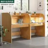 Mesa de Estudo para Concurso Mesa de Estudo para Estudante Exame de Admissão de Pós-Graduação Simples Divisória Fechada Individual Mesa de Computador Imersiva Simples