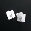 Gancho de ropa de baño de aluminio con espacio transfronterizo directo de fábrica, gancho de puerta de un solo gancho, gancho de metal sin costuras, gancho de baño de cocina