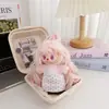 Conjunto de ropa para muñeca Labubu de barbería vintage, compatible con la 1ª, 2ª y 3ª generación de Labubu, incluye falda plisada de repuesto