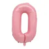 Versión EE. UU. Transfronteriza Tamaño Grande 40 pulgadas Globos con Números Empaquetados Individualmente en Opp para Decoración de Cumpleaños Globos con Números de Papel de Aluminio