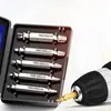 Extractor de tornillos rotos, mal extractor de tornillos, extractor para tornillos rotos, extractor de rosca inversa, extractor de tornillos antideslizante, herramienta de extracción de tornillos