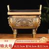Adornos de trípode de cobre trípode sifang de latón sala de estar doméstica decoraciones de cobre puro mueble de TV tienda fabricantes de artesanías venta al por mayor