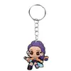 Llavero Colgante de Dibujos Animados de PVC, Colgante del Grupo Femenino de Demon Slayer, Accesorio, Regalo Pequeño