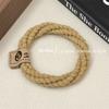 Smiley rosto faixa de cabelo novo headband alta elástica das mulheres simples elegante alto sentido elástico faixa de cabelo acessórios para o cabelo cocar