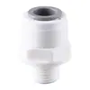 Venta al por mayor de fábrica accesorios conector purificador de agua codo todo tipo de adaptador rápido Tubo de agua PE alambre interno alambre externo