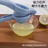 Exprimidor Manual Portátil para Uso Doméstico, Exprimidor de Limones Creativo Multicolor, Prensa de Frutas Frescas, Herramienta Simple para Separar Jugo