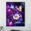 Pintura de Diamantes 5D de Venta Caliente Transfronteriza Mariposa Colorida Diamante Completo DIY Pintura Decorativa Venta Directa de Fábrica Venta al por Mayor Dropshipping