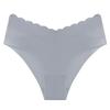 Ropa Interior Femenina Transpirable de Seda de Hielo Transfronteriza de Amazon Europea, Americana y Sudamericana Sin Costuras Sexy de Cintura Media-Alta