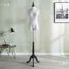 Suporte de exibição de modelo adereços loja de roupas manequim corpo inteiro vitrine manequim vestido de noiva modelo de boneca falsa suporte modelo infantil meio corpo