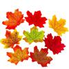 Simulación hoja de arce hojas falsas otoño caducifolio decoración boda flor de boda jardín de infancia DIY materiales hechos a mano