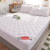Sábana ajustable acolchada de algodón puro de grado materno e infantil, sábana ajustable impermeable de algodón puro de color sólido, funda protectora para colchón individual y doble que se puede enviar en nombre de la transmisión en vivo